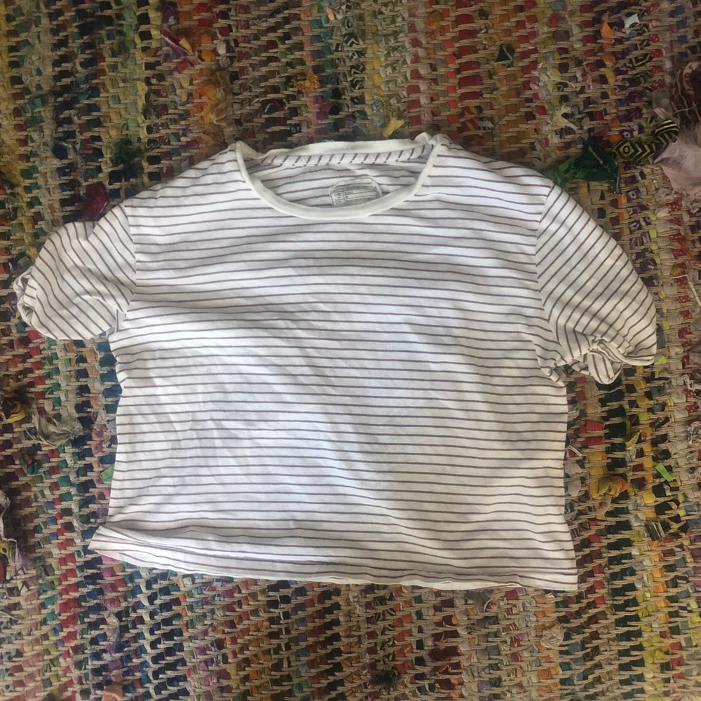Current Elliot boxy cropped tee